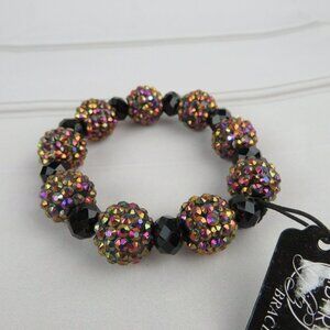 3/$12 Cabaret Glitz Iridescent Stretch Bracelet